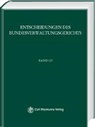 Mitglieder des Bundesverwaltungsgerichts - BVerwGE - Entscheidungen des Bundesverwaltungsgerichts