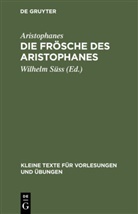 Aristophanes, Wilhelm Süss - Die Frösche des Aristophanes