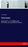 Anonymous - False Syntax