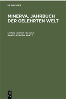 Degener, Degener, Frieda Degener, Gerhar Oestreich, Gerhard Oestreich - Minerva. Jahrbuch der gelehrten Welt - Band 1: Europa