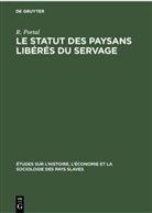 R Portal, R. Portal - Le Statut des paysans libérés du servage
