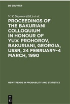 V. V. Sazonov, Shervashidze, Shervashidze, T. Shervashidze, V Sazonov, V V Sazonov - New Trends in Probability and Statistics - Vol. 1: Proceedings of the Bakuriani Colloquium in Honour of Yu.V. Prohorov, Bakuriani, Georgia, USSR, 24 February-4 March, 1990