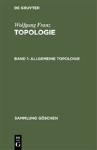 Wolfgang Franz - Wolfgang Franz: Topologie - Band 1: Allgemeine Topologie