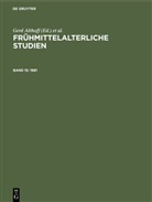 Gerd Althoff, Hage Keller, Hagen Keller, Christel Meier - Frühmittelalterliche Studien - Band 15: 1981