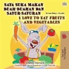 Shelley Admont, Kidkiddos Books - I Love to Eat Fruits and Vegetables (Malay English Bilingual Book)