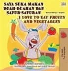 Shelley Admont, Kidkiddos Books - I Love to Eat Fruits and Vegetables (Malay English Bilingual Book)