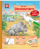 Stéffie Becker, Tatjana Marti, Stéffie Becker - WAS IST WAS Kindergarten Malen Rätseln Stickern WAS IST WAS Kindergarten Malen Rätseln Stickern Bei den Dinosauriern.