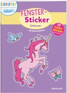 Corina Beurenmeister, Corina Beurenmeister - Fenster-Sticker. Einhörner