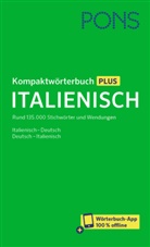 PONS Kompaktwörterbuch Plus Italienisch, m.  Buch, m.  Online-Zugang