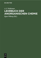 A F Holleman, A. F. Holleman, Arnold Frederik Holleman, Egon Wiberg - Lehrbuch der Anorganischen Chemie