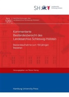 Raine Hering, Rainer Hering - Kommentierte Beständeübersicht des Landesarchivs Schleswig-Holstein