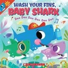 Scholastic, John John Bajet - Wash Your Fins, Baby Shark (a Baby Shark Book)