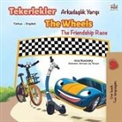 Kidkiddos Books, Inna Nusinsky - The Wheels The Friendship Race (Turkish English Bilingual Book)