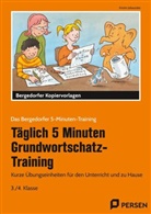 Kirstin Jebautzke - Tägl. 5 Min. Grundwortschatz-Training - 3./4. Kl.