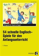 Kirstin Jebautzke - 54 schnelle Englisch-Spiele f.d. Anfangsunterricht