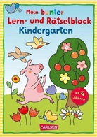 Laura Leintz, Mascha Greune - Mein bunter Lern- und Rätselblock: Kindergarten