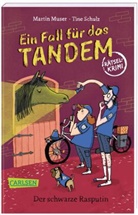 Martin Muser, Tine Schulz - Ein Fall für das Tandem: Der schwarze Rasputin, Rätselkrimi ab 9 Jahren (Detektivgeschichte mit Wimmel-, Such- und Denkrätseln zum Knobeln und Lösen des Falls)