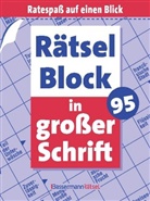 Eberhard Krüger - Rätselblock in großer Schrift. Bd.95