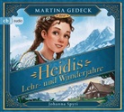 Johanna Spyri, Martina Gedeck, Max Meinzold - Heidis Lehr- und Wanderjahre, 4 Audio-CD (Audio book)