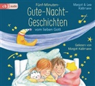 Lea Käßmann, Margot Käßmann, Melanie Brockamp, Margot Käßmann - Fünf-Minuten-Gute-Nacht-Geschichten vom lieben Gott, 1 Audio-CD (Hörbuch)