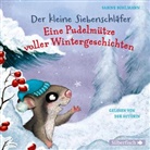 Sabine Bohlmann, Sabine Bohlmann - Der kleine Siebenschläfer: Eine Pudelmütze voller Wintergeschichten, 1 Audio-CD (Hörbuch)