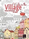 Happy Arts Coloring - WALK IN THE VILLAGE fantasy coloring books for adults intricate pattern