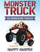 Harper Hall, Happy Harper, Harper Hall - Monster Truck Coloring Book