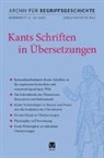 Gisel Schlüter, Gisela Schlüter - Kants Schriften in Übersetzungen