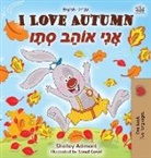 Shelley Admont, Kidkiddos Books - I Love Autumn (English Hebrew Bilingual Book for kids)