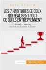 50minutes, Soray Belghazi, Soraya Belghazi - Book review : Les 7 habitudes de ceux qui réalisent tout ce qu'ils entreprennent