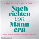 Katja Berlin, Anik Decker, Anika Decker, Urheber, Urheber1, Urheber2... - Nachrichten von Männern, 3 Audio-CD (Hörbuch)
