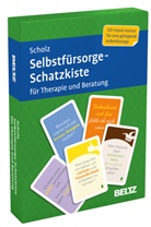Falk Peter Scholz - Selbstfürsorge-Schatzkiste für Therapie und Beratung, 120 Karten