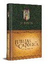 Biblia de America, Biblia de América - La Biblia Católica: Tamaño grande, Edición letra grande. Tapa dura, verde, con Virgen