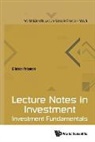 Eliezer Prisman, Eliezer Z Prisman, Eliezer Z Prisman, Eliezer Z (York Univ Prisman, Eliezer Z. Prisman - Lecture Notes In Investment: Investment Fundamentals