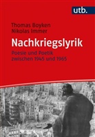 Thomas Boyken, Thomas (Prof. Dr. Boyken, Thomas (Prof. Dr. ) Boyken, Nikolas Immer, Nikolas (Dr.) Immer - Nachkriegslyrik