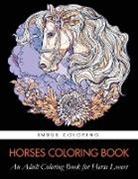 Adult Coloring Books, Coloring Books for Adults, Indus Coloring - Horses Coloring Book