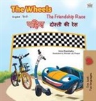 Kidkiddos Books, Inna Nusinsky - The Wheels -The Friendship Race (English Hindi Bilingual Book)