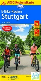 Allgemeiner Deutscher Fahrrad-Club e.V. (ADFC), Bike, BVA BikeMedia GmbH, Allgemeine Deutscher Fahrrad-Club e V (ADFC, Allgemeiner Deutscher Fahrrad-Club e V (ADFC - ADFC-Regionalkarte E-Bike-Region Stuttgart, 1:75.000, reiß- und wetterfest, mit GPS-Track Download