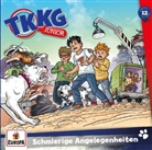 Kirsten Vogel - TKKG Junior - Schmierige Angelegenheiten. Tl.12, 1 Audio-CD (Audiolibro)