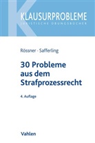 Diete Rössner, Dieter Rössner, Dieter (Prof. Dr. Rössner, Dieter (Prof. Dr.) Rössner, Christoph Safferling - 30 Probleme aus dem Strafprozessrecht