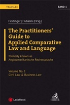 Fran Heidinger, Franz Heidinger, Franz J Heidinger, Franz J. Heidinger, Andrea Hubalek, Christian Auinger u a... - The Practitioners' Guide to Applied Comparative Law and Language Volume No. 1: Civil Law & Business Law