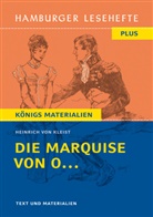 Heinrich von Kleist - Die Marquise von O... von Heinrich von Kleist (Textausgabe)