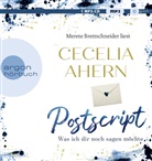 Cecelia Ahern, Merete Brettschneider - Postscript - Was ich dir noch sagen möchte, 1 Audio-CD, 1 MP3 (Livre audio)