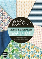 Sei kreativ! - Bastelpapier Watercolor - Bastelideen und 30 Bogen Motivpapier in 2 Stärken (120 g/qm, 250 g/qm)