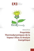 Abderraouf Kouras - Propriétés Thermodynamiques de la Vapeur d'Eau & Analyse Exergétique