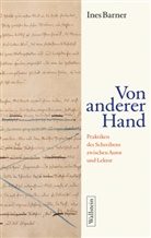 Ines Barner, Ines (Dr.) Barner - Von anderer Hand