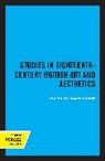 Ralph Cohen, Ralph Cohen - Studies in Eighteenth-Century British Art and Aesthetics