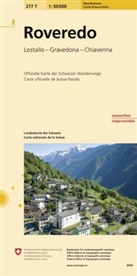 Bundesamt für Landestopografie swisstopo, Bundesam für Landestopografie swisstopo, Bundesamt für Landestopografie swisstopo - 277T Roveredo Wanderkarte