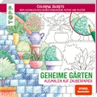 frechverlag, Natascha Pitz - Colorful Secrets - Geheime Gärten (Ausmalen auf Zauberpapier). SPIEGEL-Bestseller