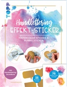 Ludmil Blum, Ludmila Blum, frechverlag - Handlettering Effekt-Stickerbuch